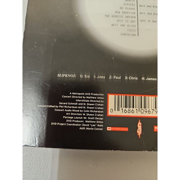 Disasterpieces DVD Slipknot - case and 1 disc READ - Picture 8 of 10